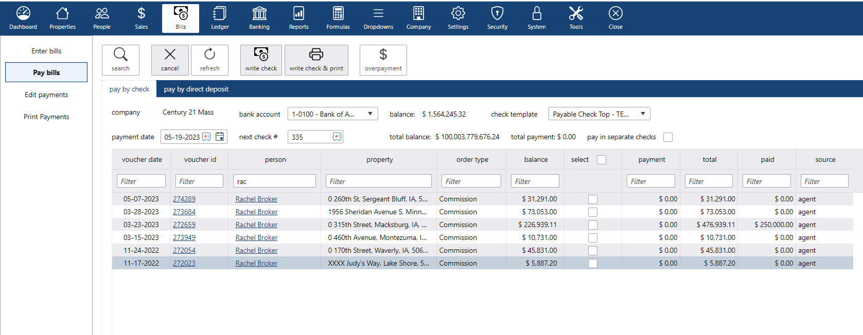 unpaid broker payables