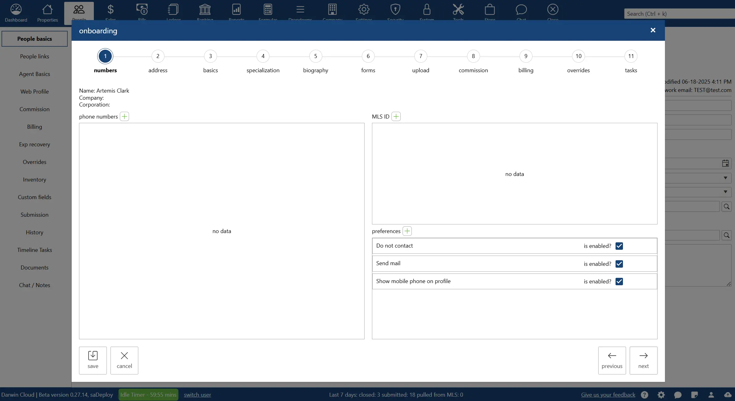 Cloud dashboard screenshot showcasing data visualizations and performance metrics for user analysis